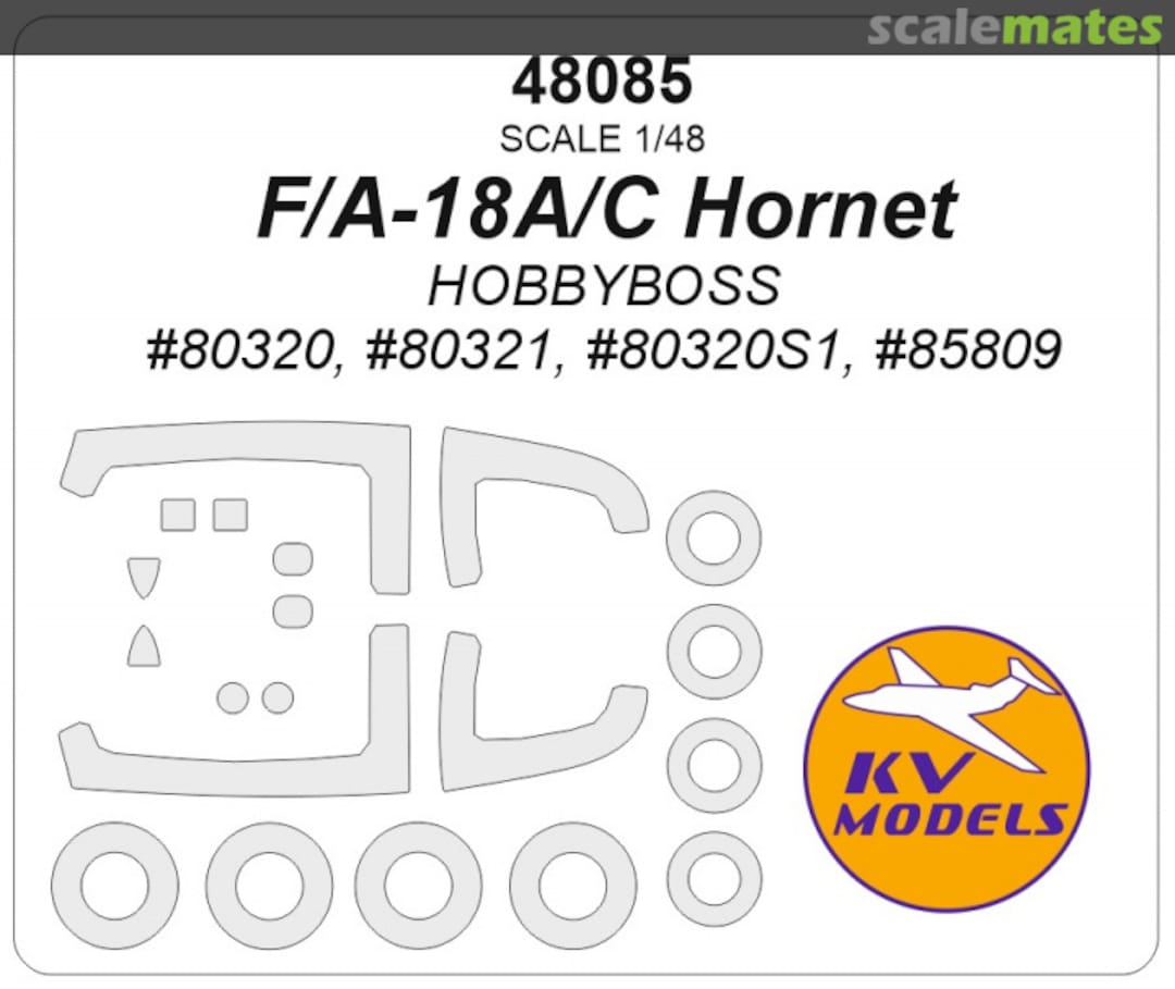 Boxart F/A-18A/C Hornet 48085 KV Models