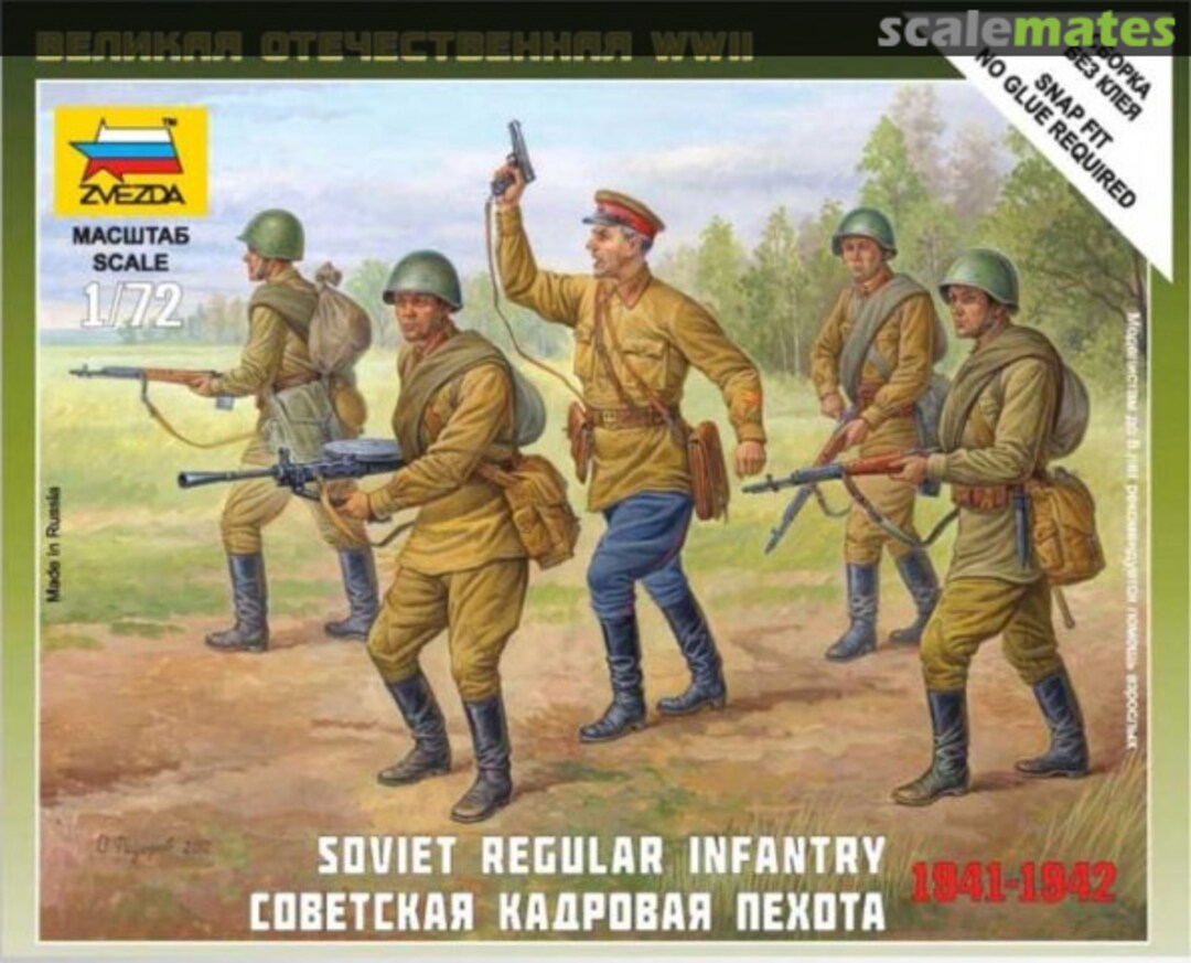 Boxart Soviet Regular Infantry 6179 Zvezda