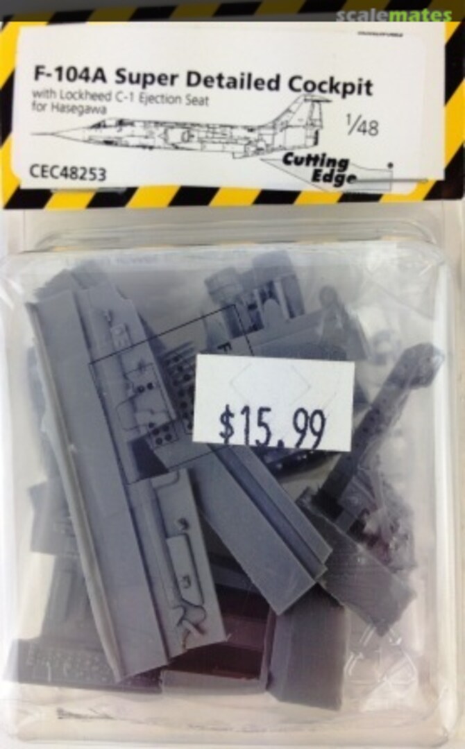 Boxart F-104A Super Detailed Cockpit CEC48253 Cutting Edge Modelworks