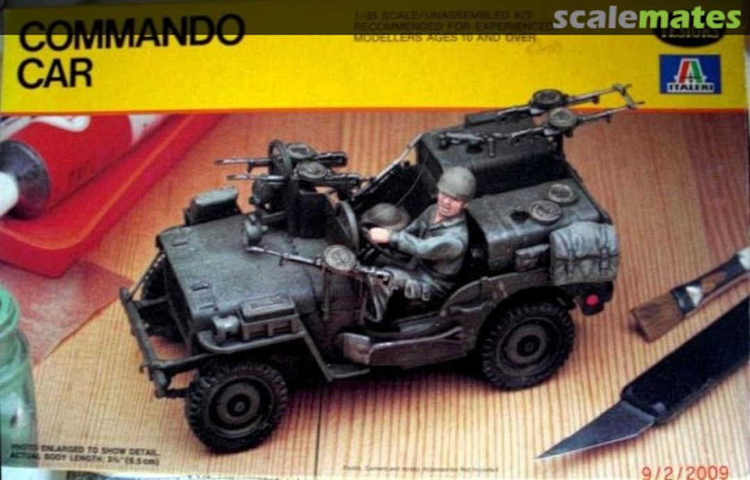 Boxart Commando Car 853 Testors