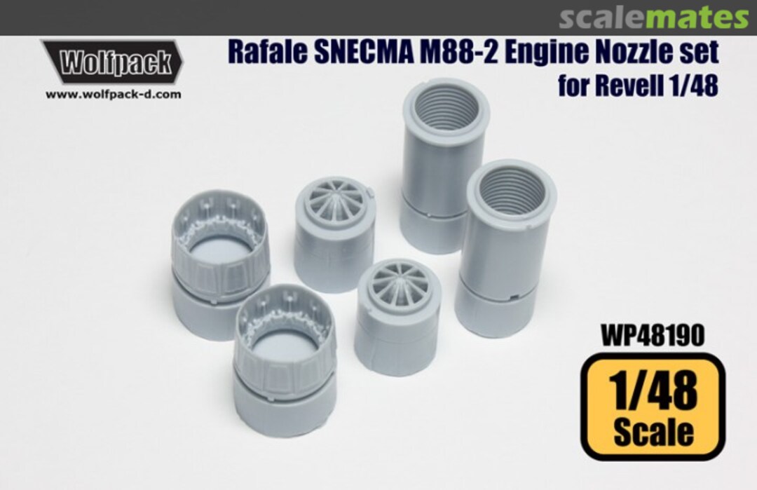 Boxart Rafale SNECMA M88-2 Engine Nozzle Set WP48190 Wolfpack