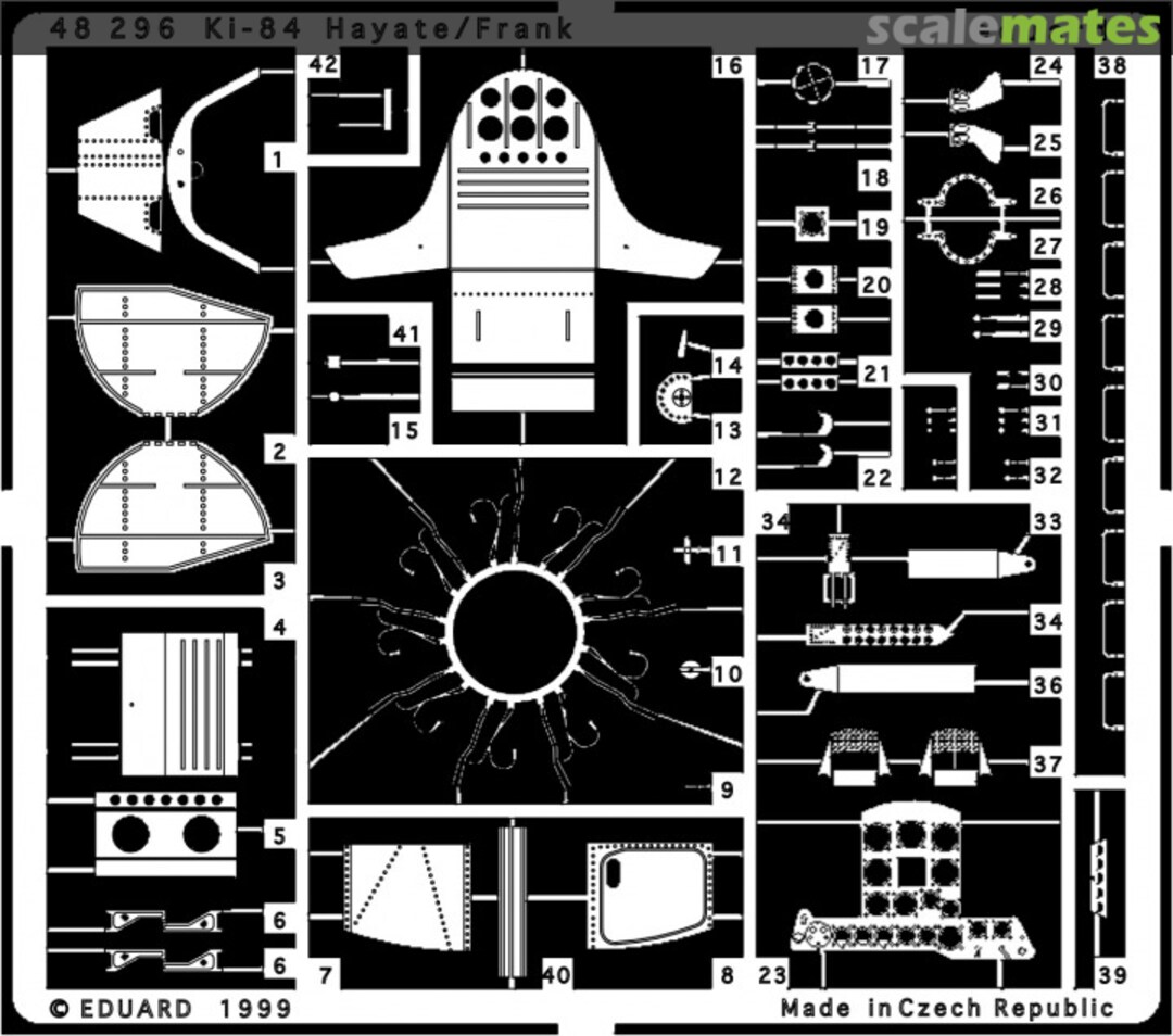Boxart Ki-84 Hayate/Frank 48296 Eduard