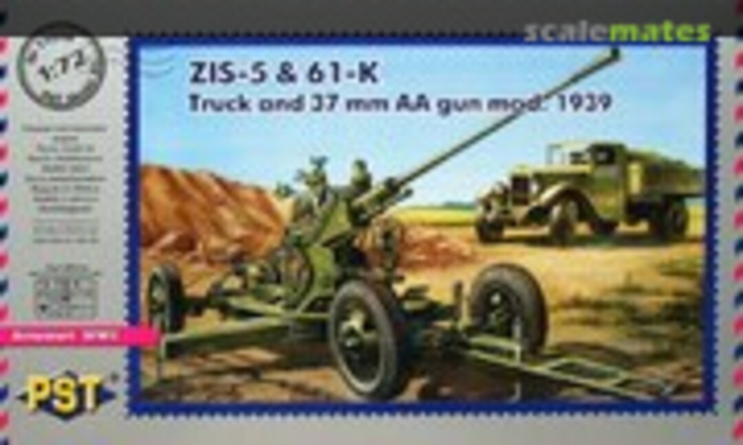 1:72 Truck ZiS-5 &amp; 61-K Truck and 37-mm AA Gun mod. 1939 (PST 72028)