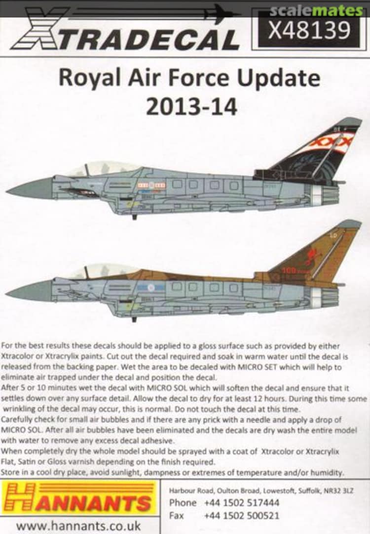 Boxart Royal Air Force 2013-2014 Update X48139 Xtradecal