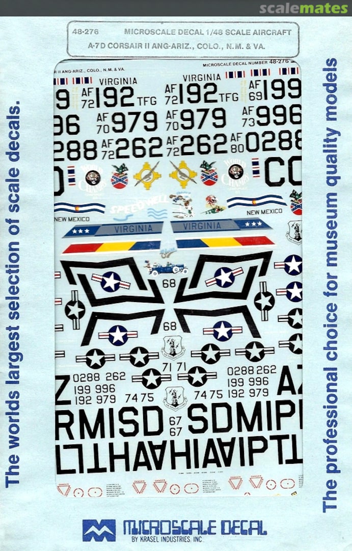 Boxart A-7D Corsair II 48-0276 Microscale