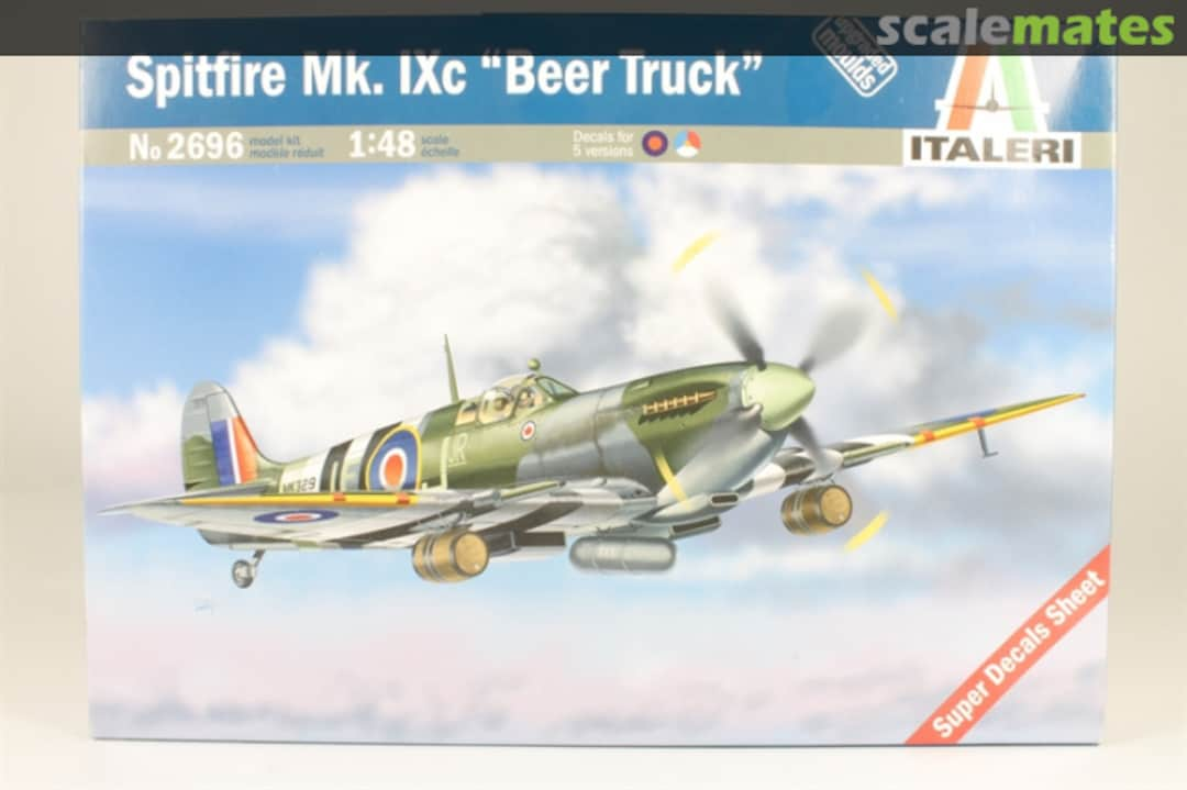 Boxart Spitfire Mk. IXc "Beer Truck" 2696 Italeri