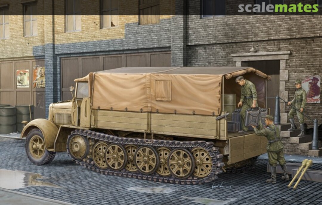 Boxart Sd.Kfz. 7 KM m 11 01507 Trumpeter