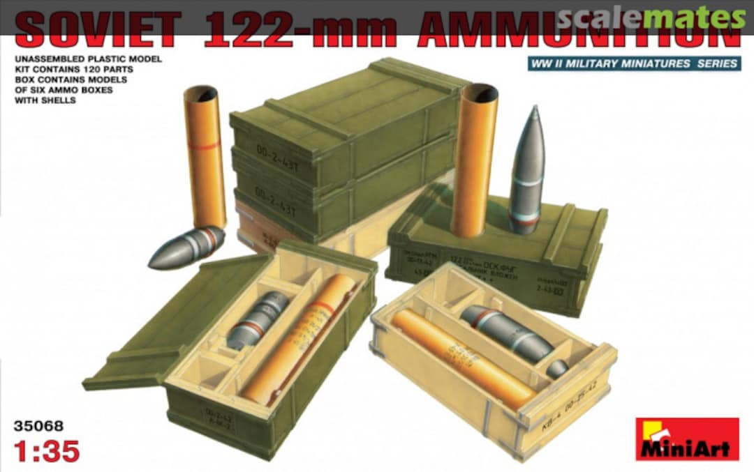 Boxart 122mm Ammunition 35068 MiniArt