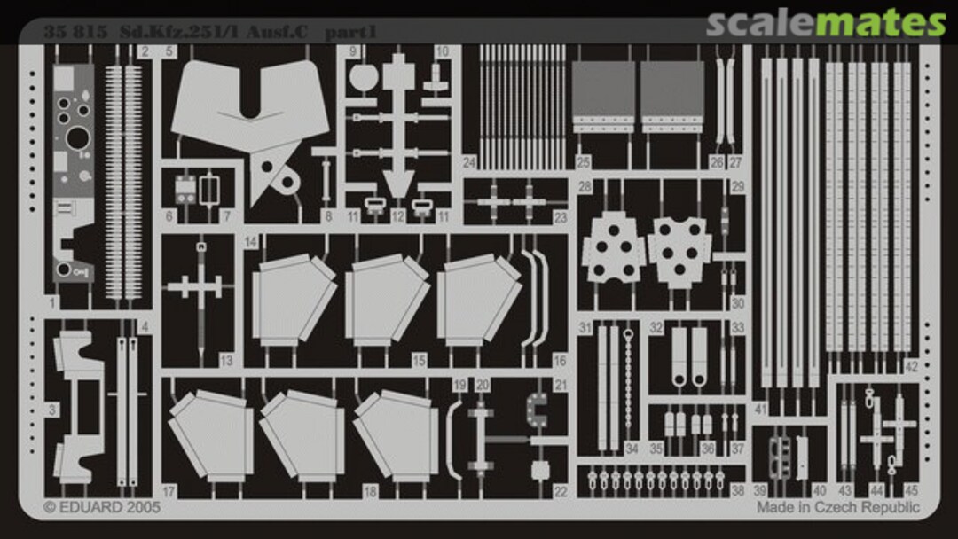 Boxart Sd.Kfz.251/1 Ausf.C 35815 Eduard