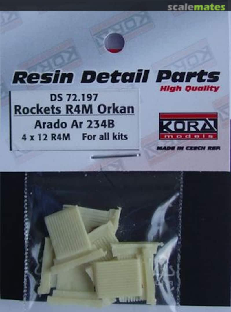 Boxart 4x 12 R4M Orkan Rockets DS72197 Kora Models