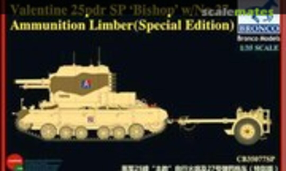 1:35 Valentine 25pdr SP 'Bishop' (Bronco CB35077SP)