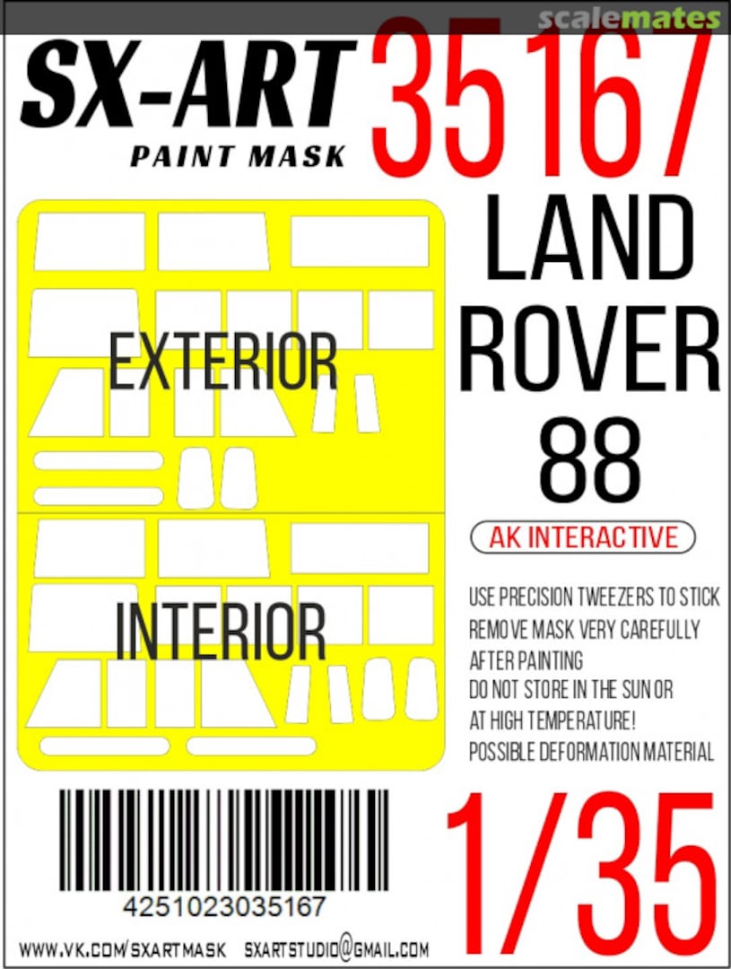 Boxart Land Rover 88 masks 35167 SX-Art