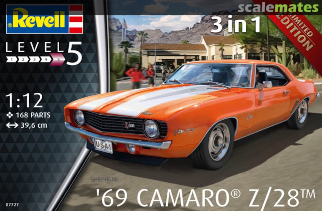 Boxart ’69 Camaro Z/28 07727 Revell