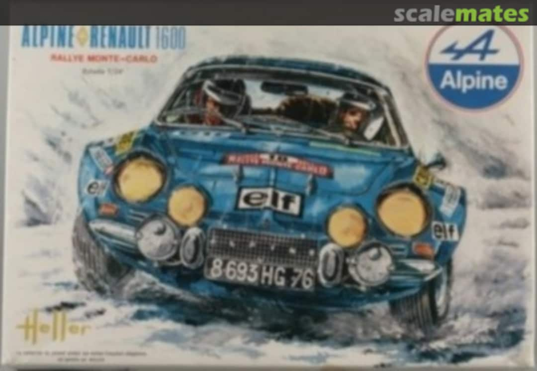 Boxart Alpine Renault 1600 L761 Heller