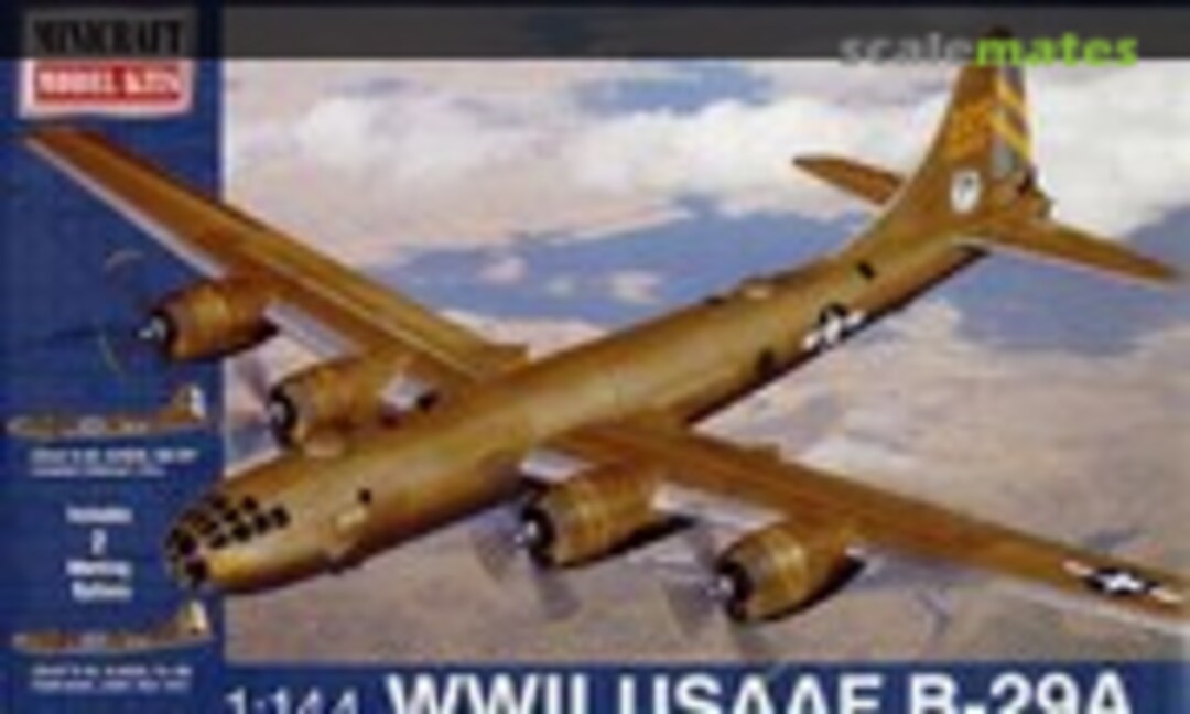 1:144 WWII USAAF B-29A (Minicraft Model Kits 14682)