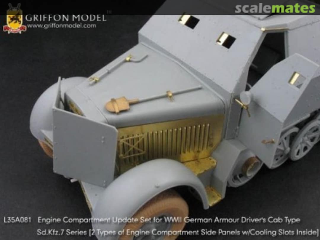 Boxart Sd. Kfz. 7 Series Engine Compartment Upgrade ~Dragon~ L35A081 Griffon Model