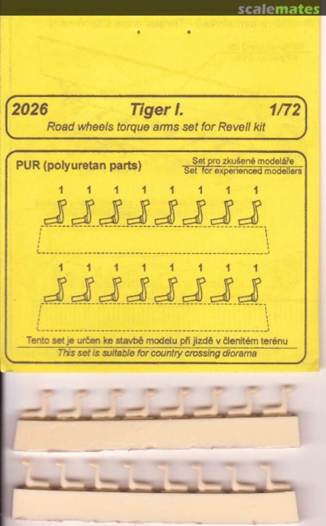 Boxart 2026 Tiger I Road Wheels Torque Arms Set 2026 CMK