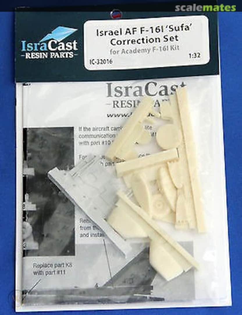 Boxart F-16I Sufa Correction Set 32016 IsraCast