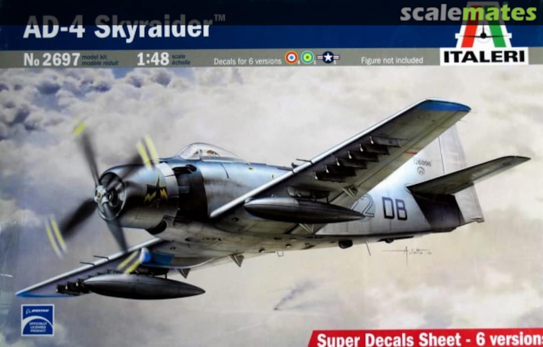 Boxart AD-4 Skyraider 2697 Italeri