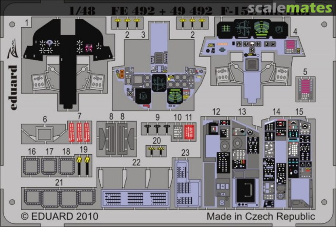 Boxart F-15E interior FE492 Eduard