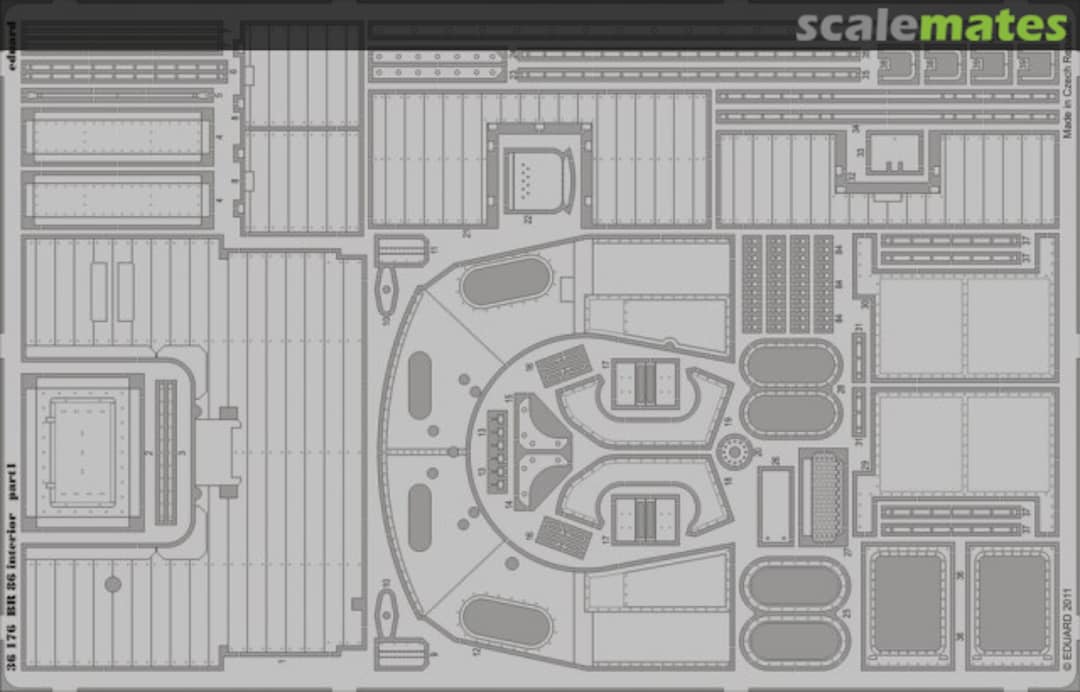 Boxart BR 86 interior 36176 Eduard