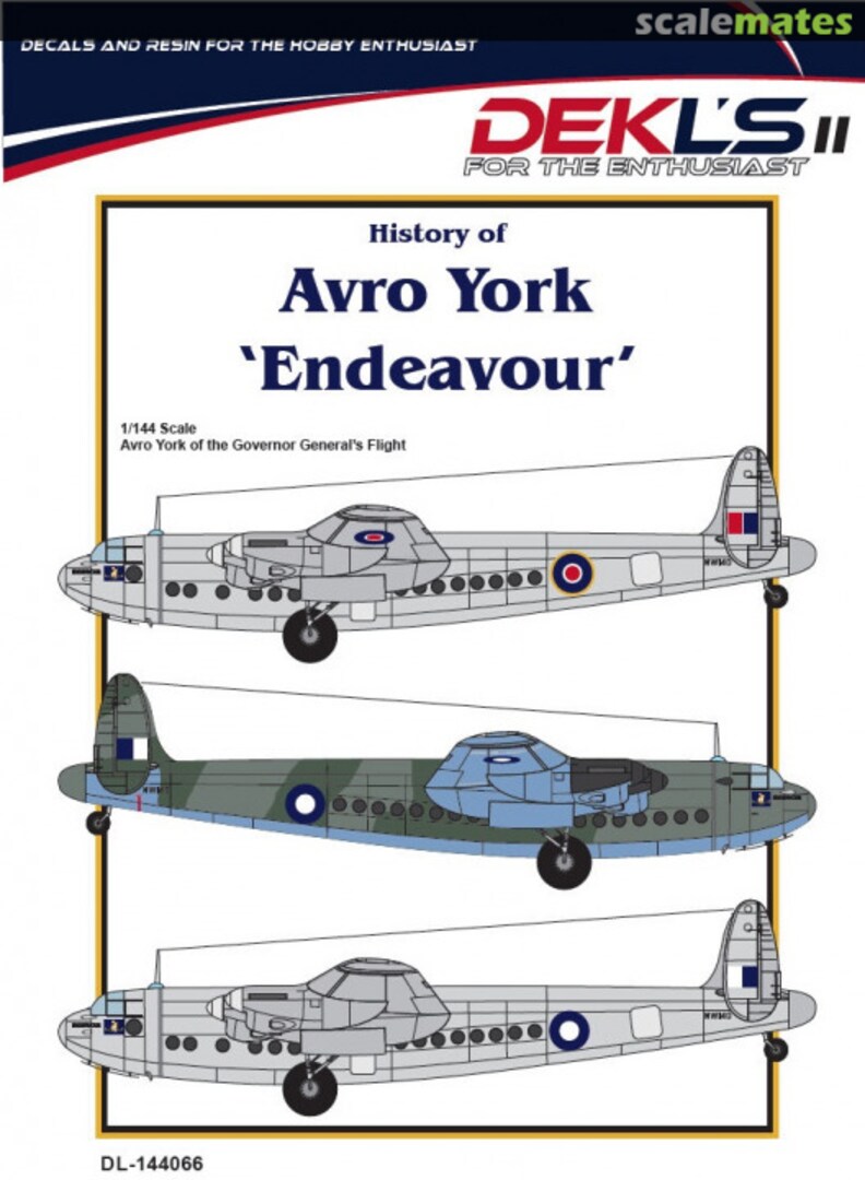 Boxart Avro York 'Endeavour' DL-144066 DEKL's