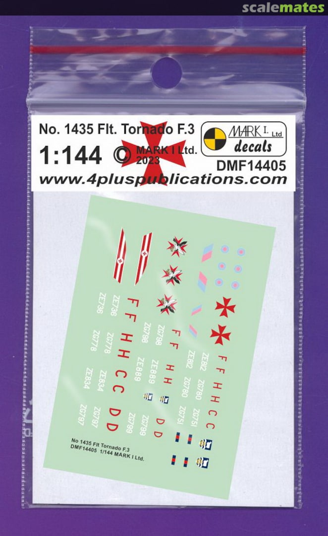 Boxart No.1435 Flt. Panavia Tornado F.3 DMF14405 Mark I Models