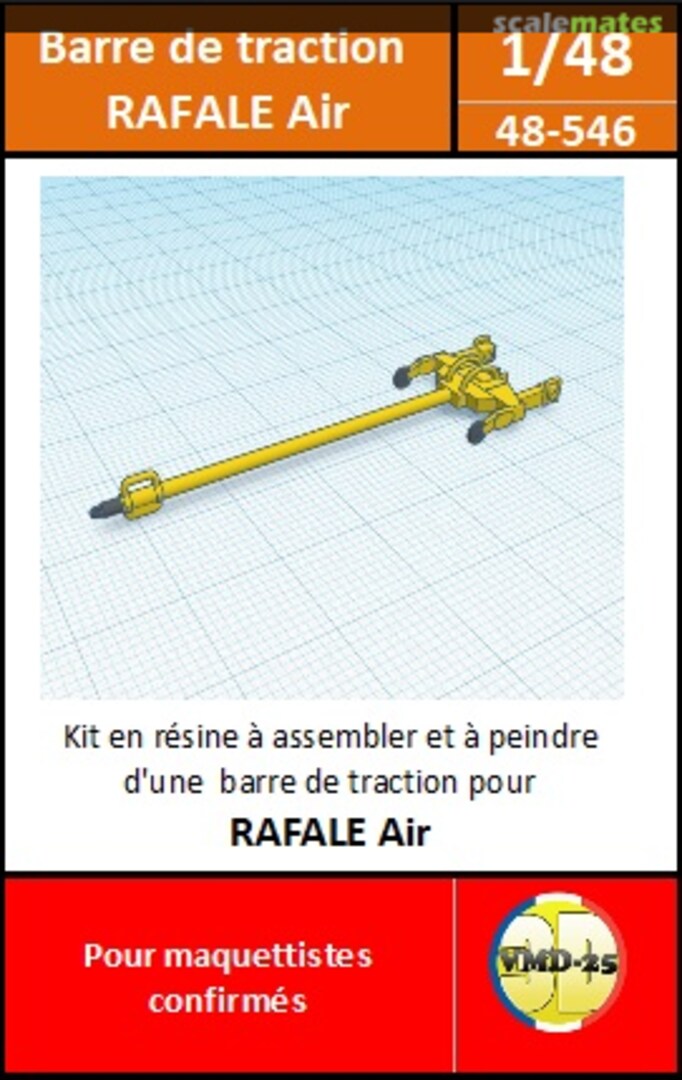 Boxart Barre de traction pour RAFALE Air 48-546 VMD25_3D