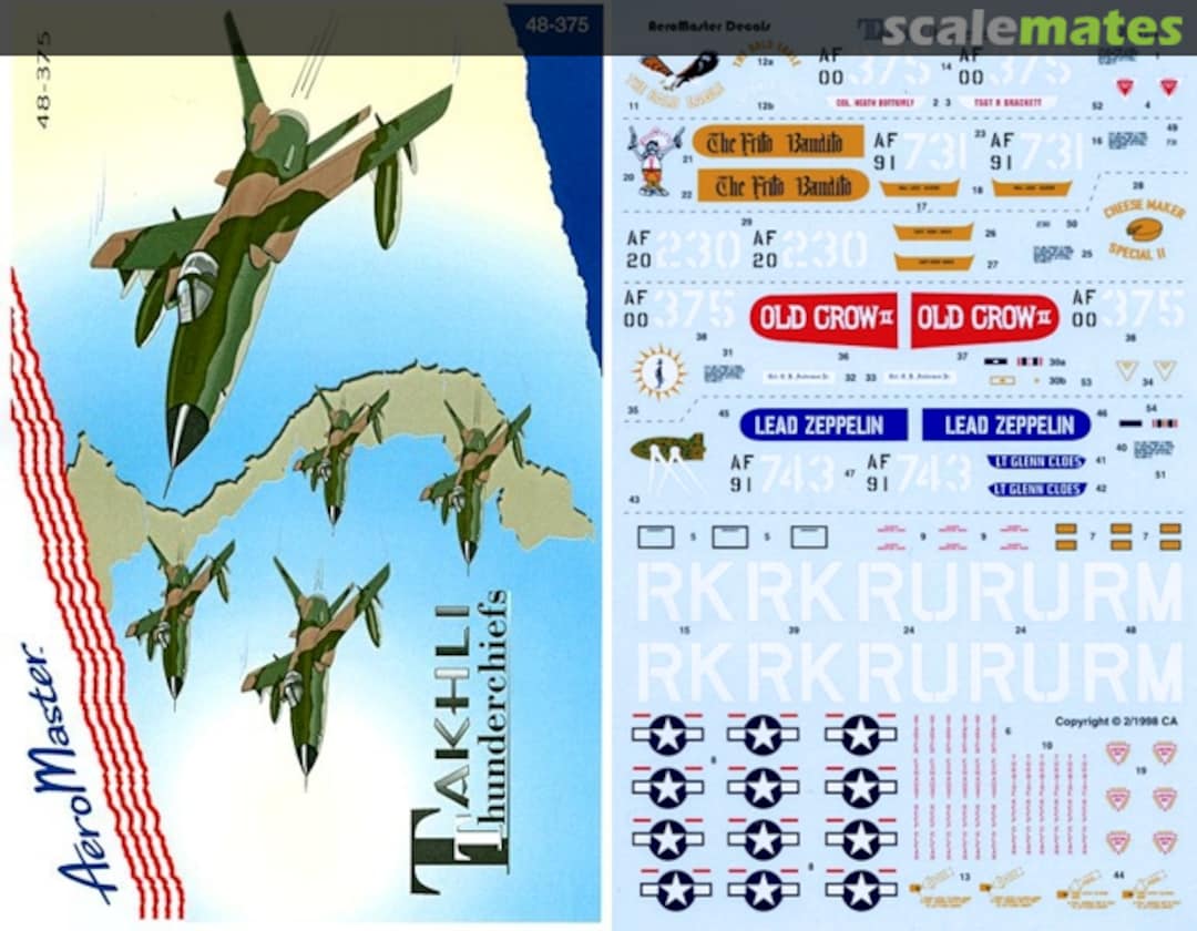 Boxart Takhli Thunderchiefs 48-375 AeroMaster