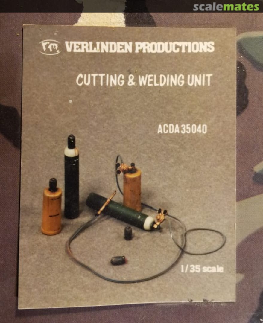 Boxart Cutting & Welding Unit 35040 Verlinden Productions