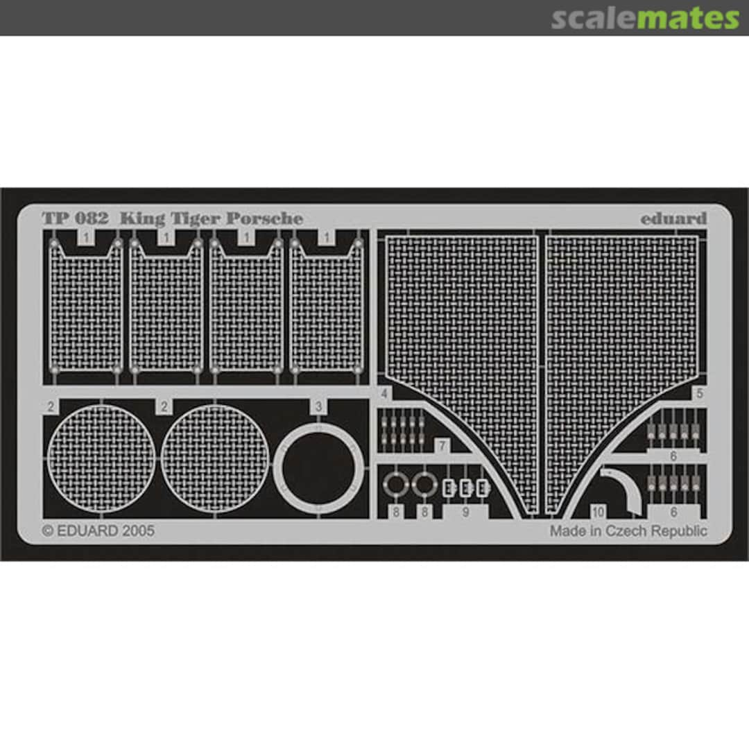 Boxart Tiger II (Porsche) TP082 Eduard