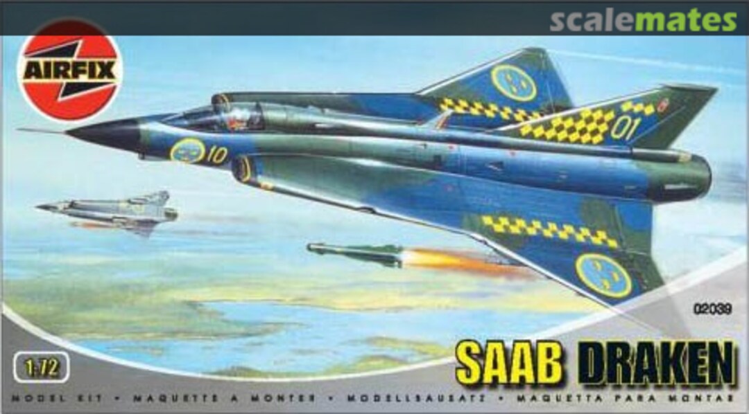 Boxart Saab Draken 02039 Airfix