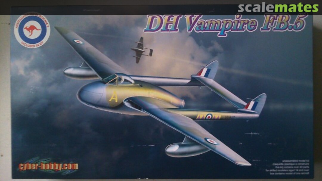 Boxart DH Vampire FB. 5 5085 Cyber Hobby