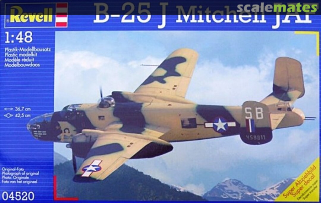 Boxart B-25 J Mitchell JAF 04520 Revell