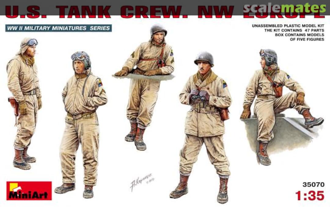 Boxart U.S. Tank Crew 35070 MiniArt