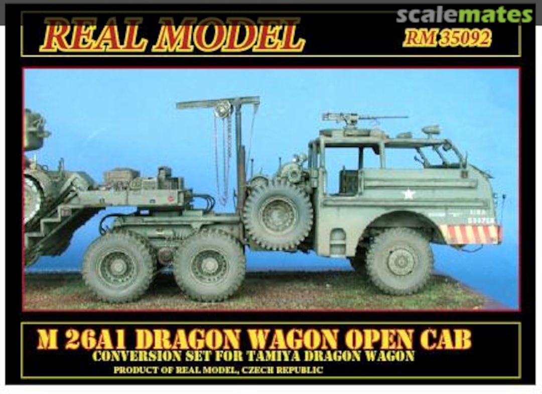 Boxart M26A1 DRAGON WAGON OPEN CAB RM35092 Real Model