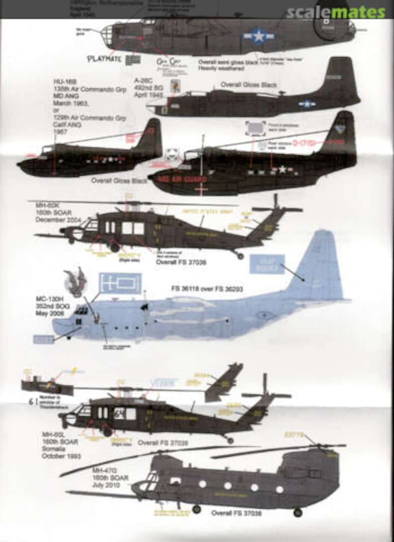 Boxart Back in Black 72-049 Wolfpak Decals