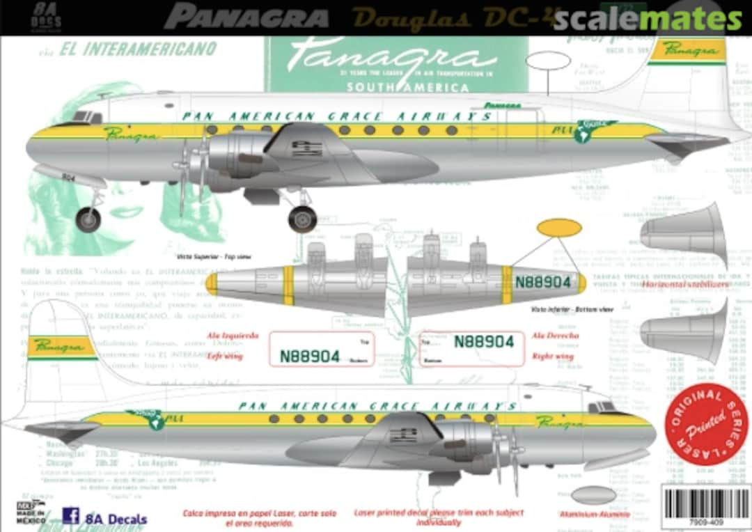 Boxart PANAGRA DC-4 7909-409-72 8aDecs