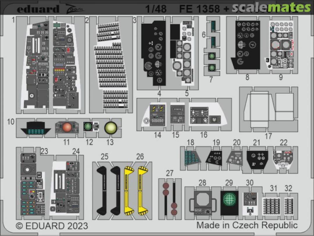 Boxart F-4E FE1358 Eduard