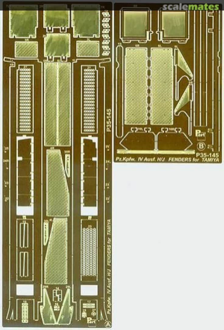 Boxart Pz.Kpfw.IV Ausf.H/J fenders P35-145 Part