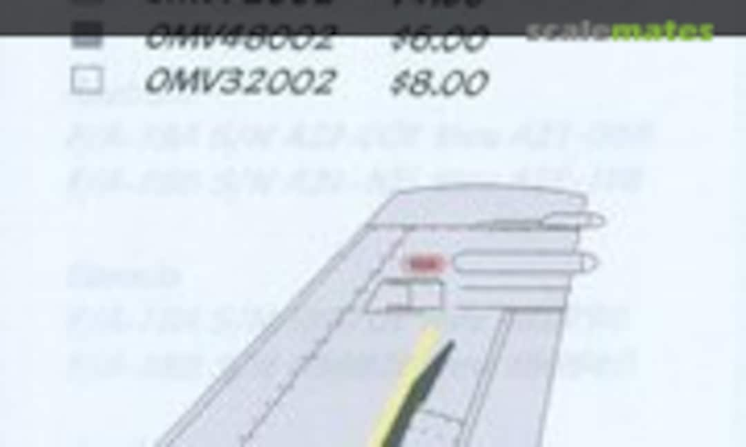 1:48 F/A-18A Tail Stiffeners (Orion Models OMV48002)