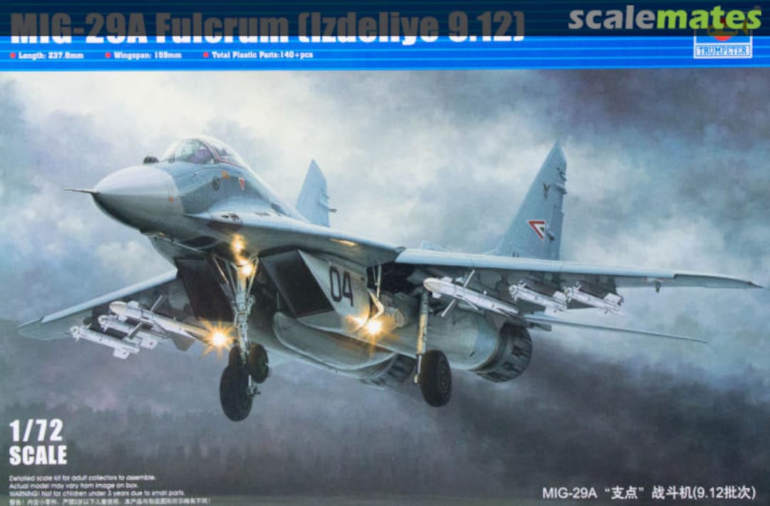 Boxart MiG-29A Fulcrum [Izdeliye 9.12] 01674 Trumpeter