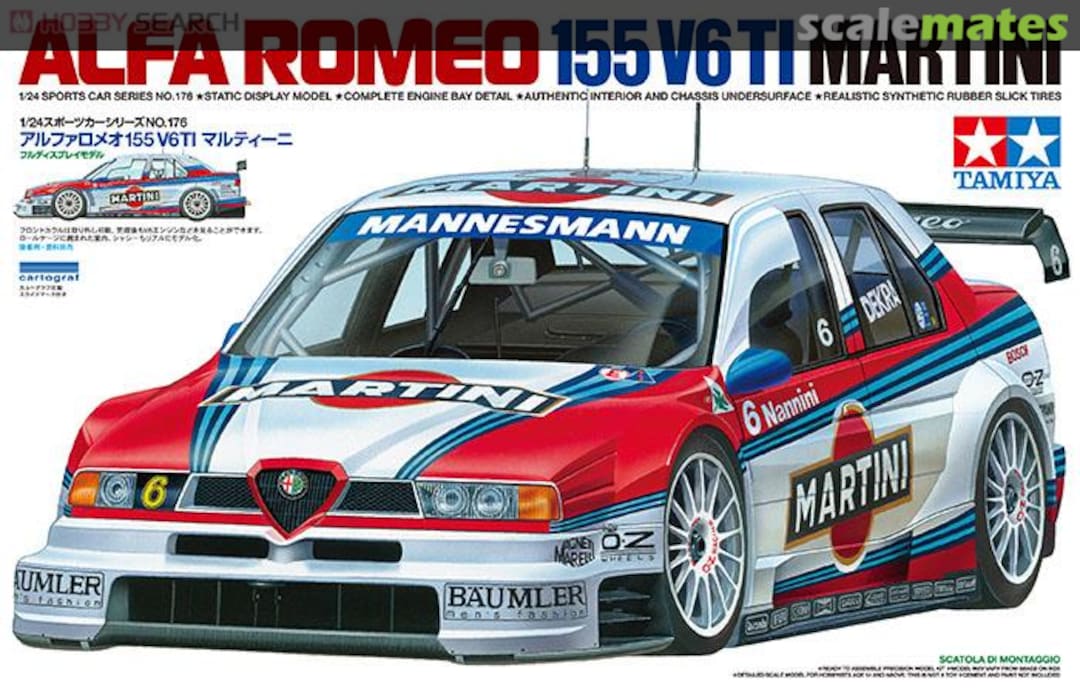 Boxart Alfa Romeo 155 V6 TI Martini 96358 Tamiya