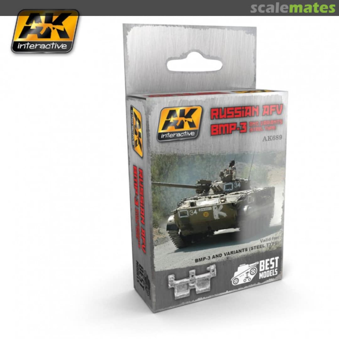 Boxart Russian AFV BMP-3 Tracks AK 689 AK Interactive