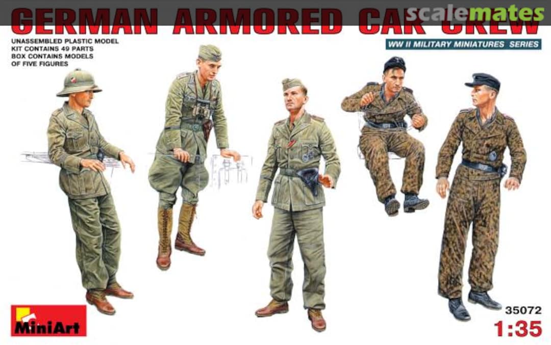 Boxart Armored Car Crew 35072 MiniArt