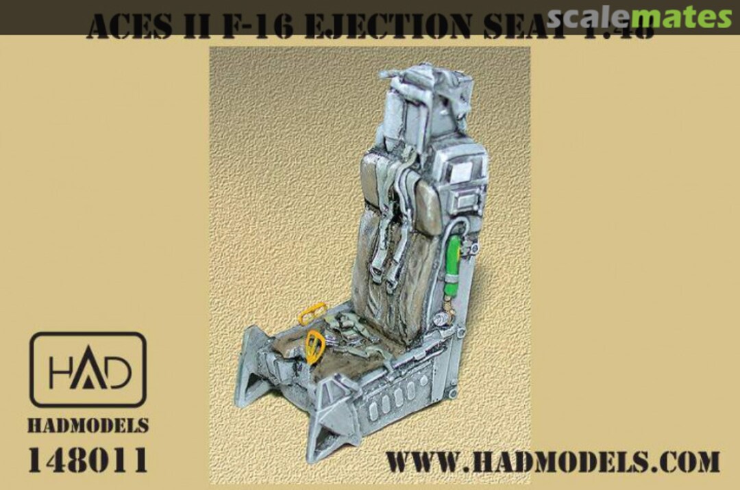 Boxart F-16 ejection seat without photoetched part 148011 HADmodels 