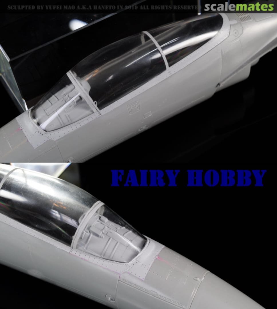 Boxart F-15 "Eagle" Single Seat Canopy Correction Set for G.W.H kit FRH48008 Fairy Hobby