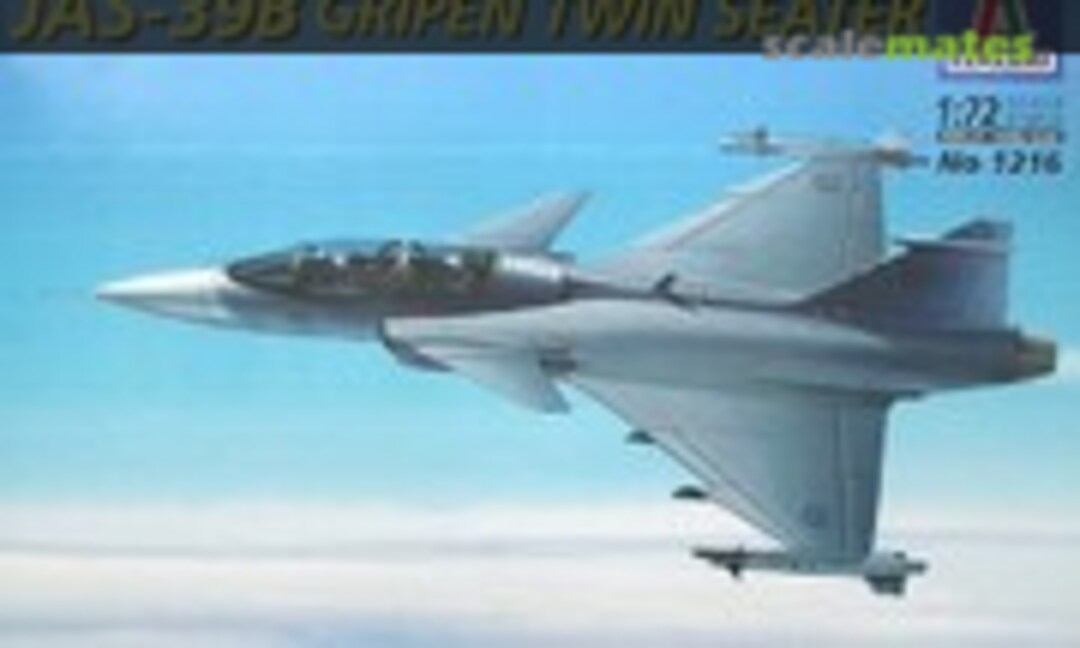 1:72 JAS-39B Gripen Twin Seater (Italeri 1216)