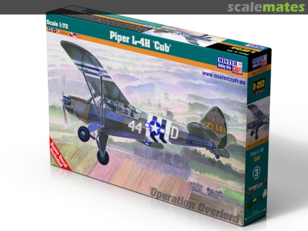 Boxart Piper L-4H 'Cub' D-253 MisterCraft