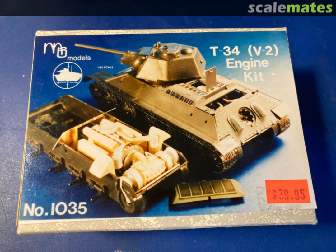 Boxart T-34 ENGINE KIT 1035 MB Models